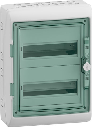 Schneider Electric Kaedra Wall mounted Waterproof 12-Elements Fuse Box with 2 Rows W340xH460xD160mm