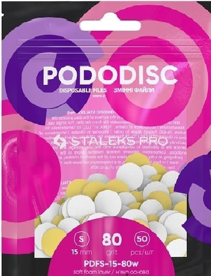 Staleks Σετ Φρέζα Τροχού Νυχιών Pododisc Disc Pro 50τμχ