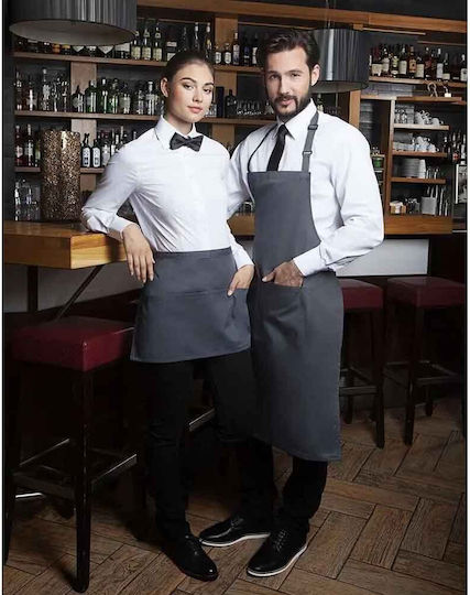 Karlowsky Ποδιά Barista / Bartender Ολόσωμη Γκρι