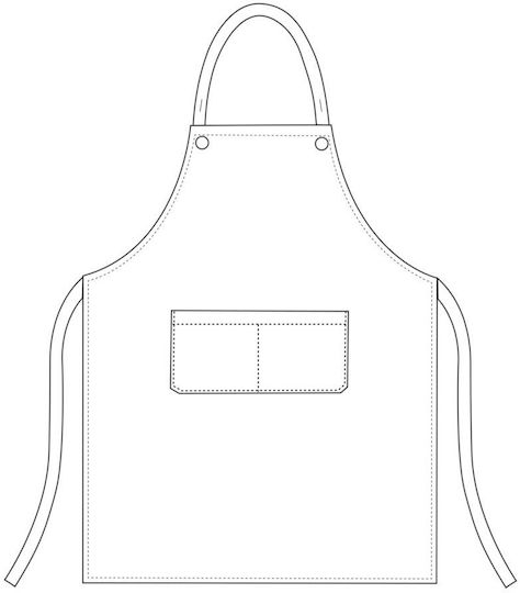 Egochef Apron Full Body Brown