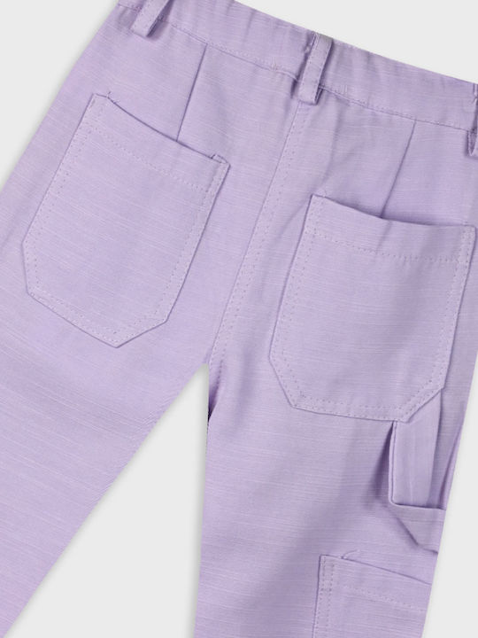 Kids' Cargo Pants Lilac