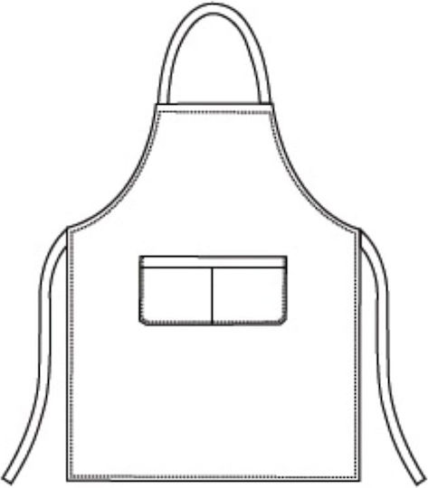 Egochef Ποδιά Chefkoch Ganzkörper Burgundisch