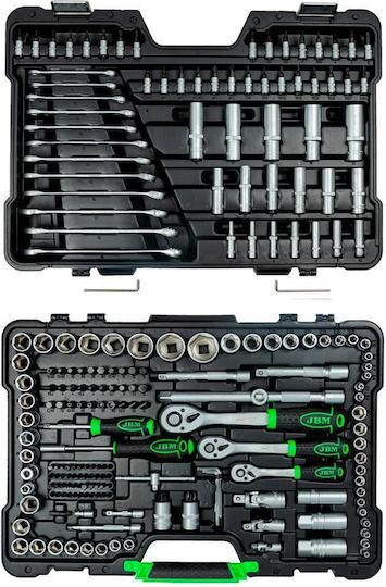 JBM Set Ratchet 1\2" & 1\4" & 3\8" 216pcs