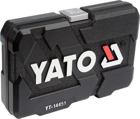 Yato Set Ratchet 1\4" 23pcs