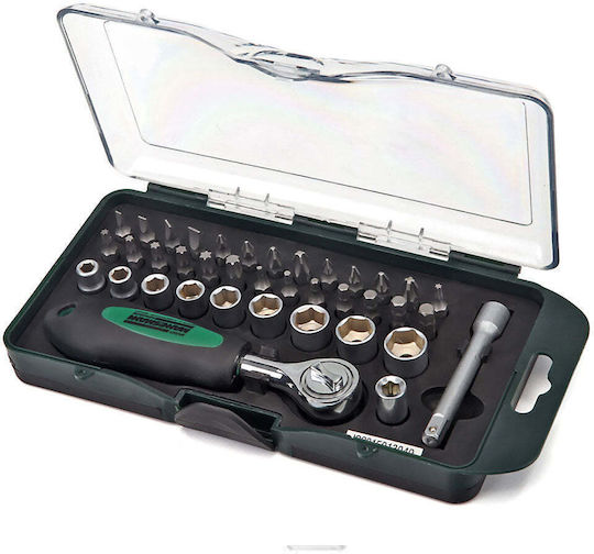 Mannesmann Ratschen- & Steckschlüssel-Sets 1\4" 38Stück