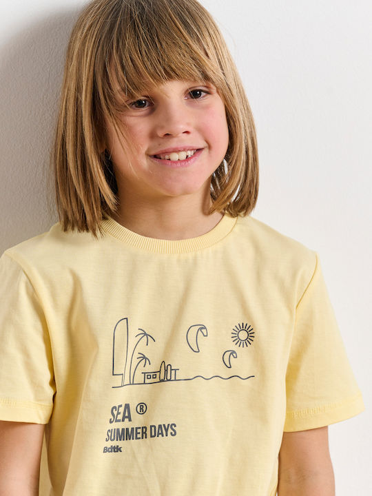 Παιδικό T-shirt Κίτρινο