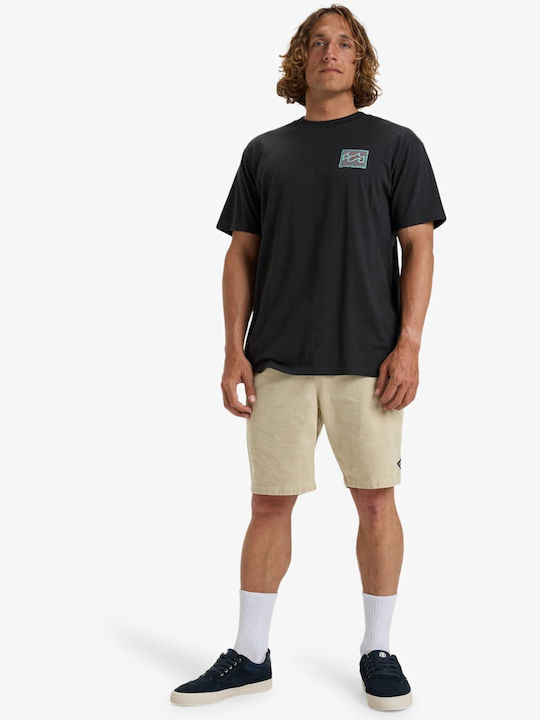 Crayon Wave T-shirt Black