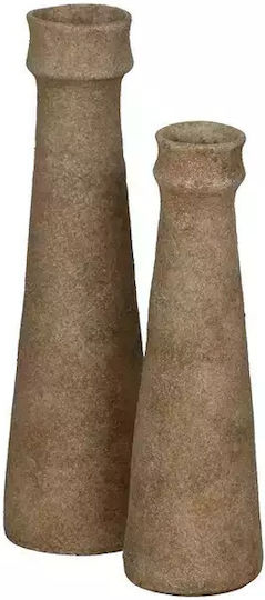 Ixia Regal Keramik Vase Beiges F12,6xH42cm