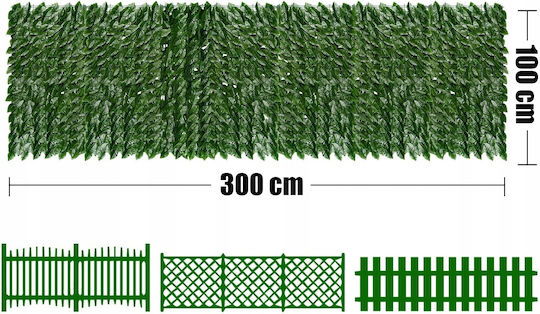 Panou artificial de frunziș 3x1m