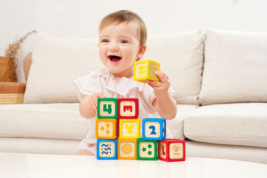 Hape Παιχνίδι Στοίβαξης από Ξύλο με Ήχους για 6+ Μηνών