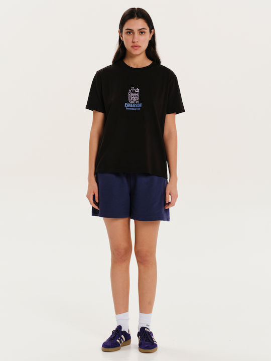 Damen Oversized T-Shirt Schwarz