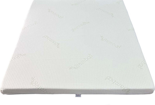 BestSleep Topper Celest One Semi-dublu Spumă cu Fibre de Bambus 120x200x5buc