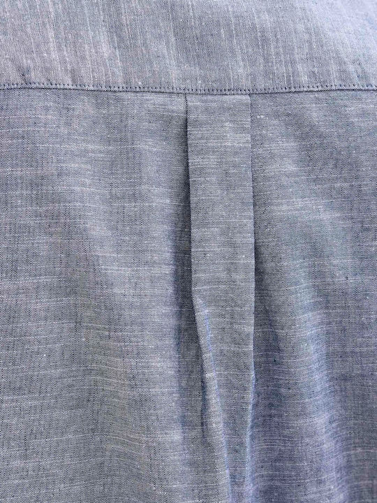 Дълъг ръкав Памучен Риза Faded Denim Blue