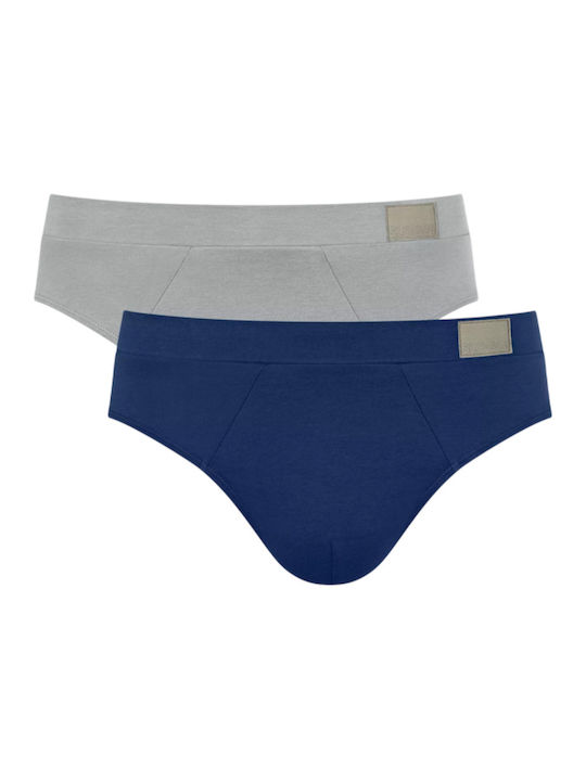Men's Slips Grey-blue 2Pack