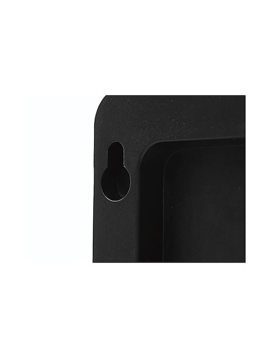 Verk Group Ρολόι Τοίχου Ψηφιακό Λευκό 13x39cm