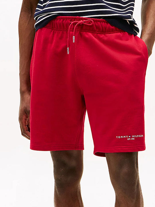 Мъжки спортни бермуди Regular Fit Червени