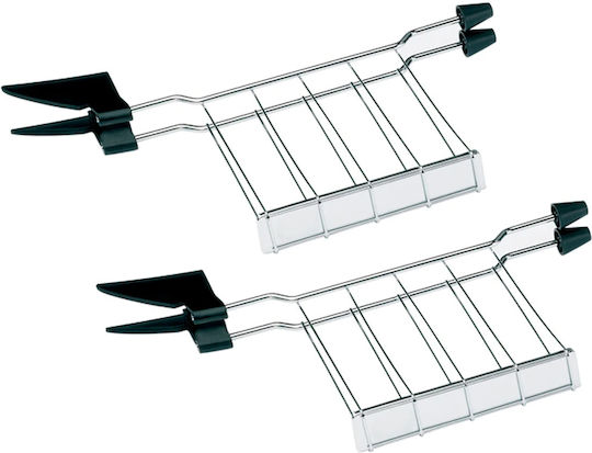 Set of 2 Sandwich Supports for Toaster Casa Bugatti 13-volo025a/2 Stainless Steel