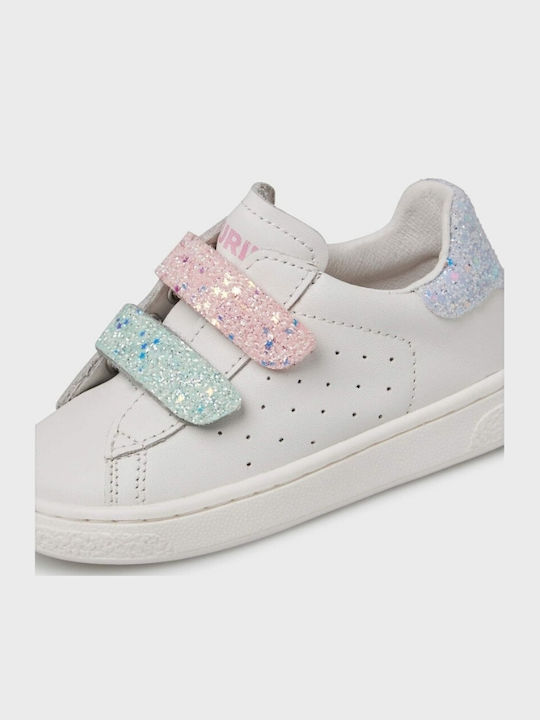 Kids Sneakers with Scratch White