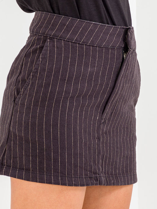 Service Mini Skirt Black