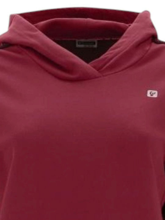 Freddy Sweatshirt Burgundy with Hood