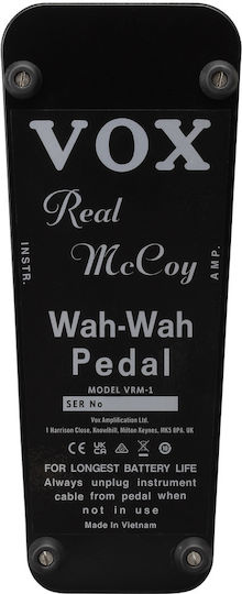 Vox Mccoy VRM-1 Πετάλι Effect WahWah Ηλεκτρικής Κιθάρας