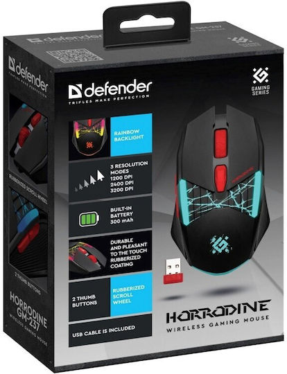 Defender Tisa GM-126 Gaming Gaming Maus Schwarz