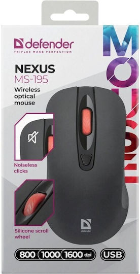 Defender Nexus MS-195 Gaming Ποντίκι Μαύρο