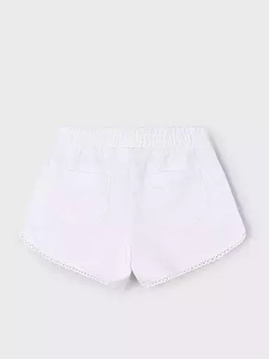 Kinder-Shorts/Bermudas Stoff Weiß