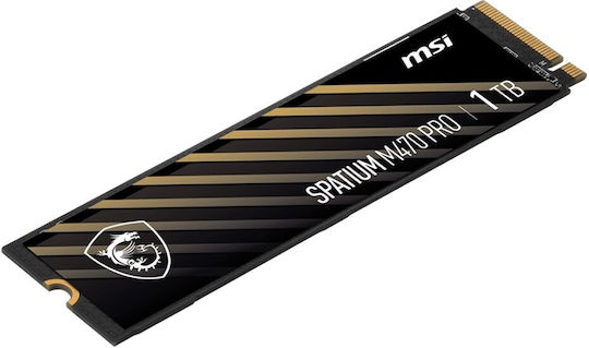 MSI Spatium M470 Pro SSD 2TB τύπου M.2 με σύνδεση PCI Express 4.0 (PS5 Compatible) S78-440Q990-P83