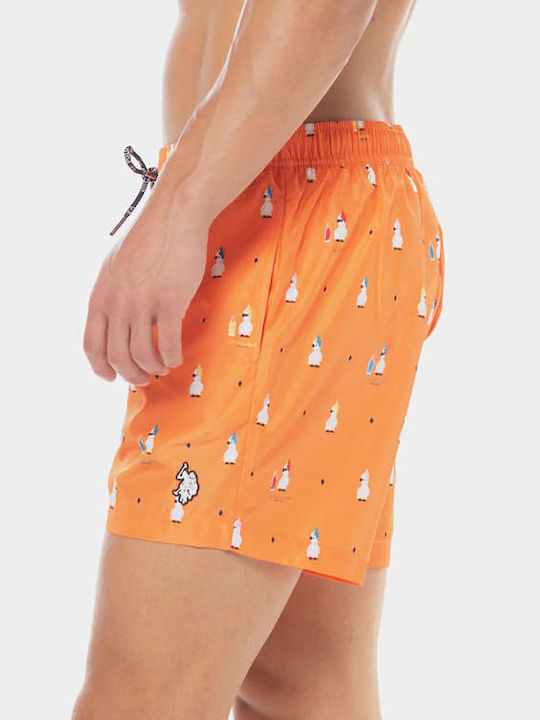 Ανδρικό Μαγιό Σορτς Orange