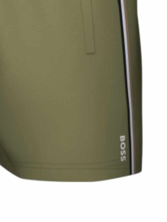 Men's Swimwear Shorts Green with Patterns