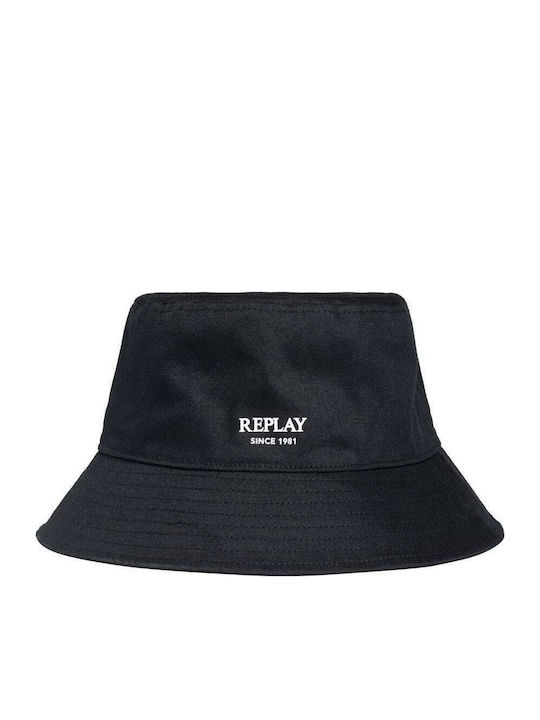 Replay Γυναικείο Καπέλο Bucket Μαύρο