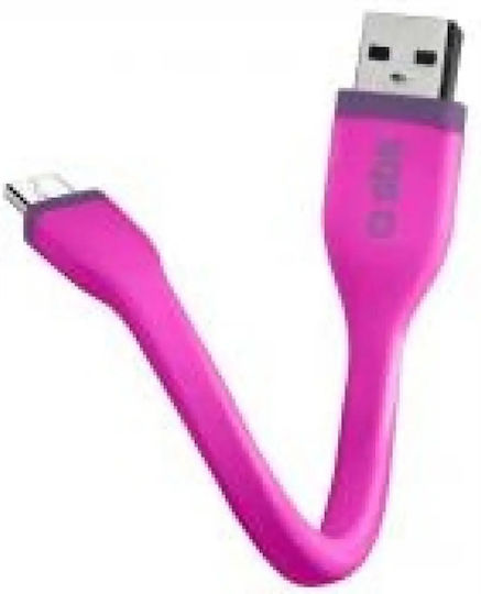 Sbs Charge Sync Usb-micro-usb Cable 12cm Tecablemicroshflatp