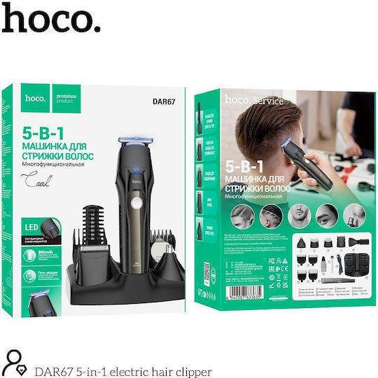 Hoco Set Hair Clipper Black DAR67