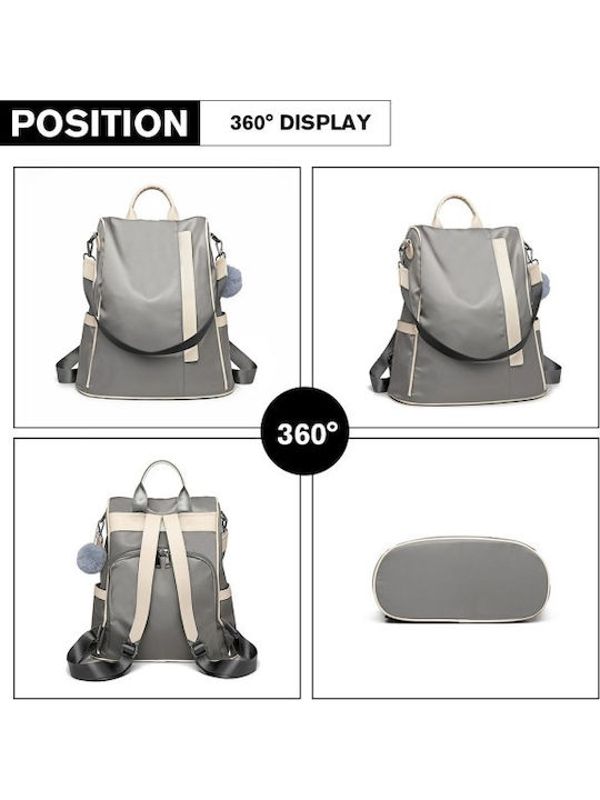 Miss Lulu Backpack Γκρι
