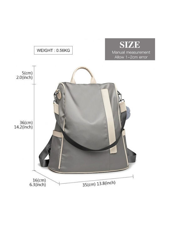 Miss Lulu Backpack Γκρι