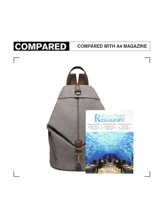 Miss Lulu Backpack Γκρι