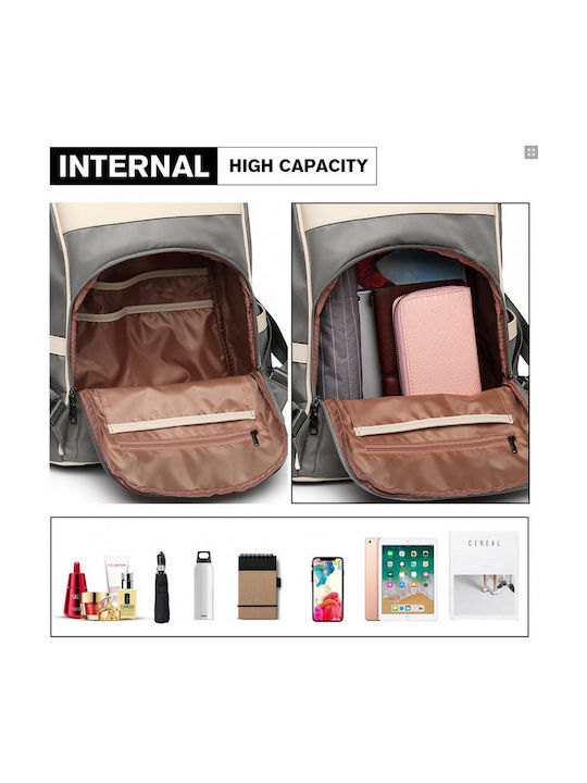 Miss Lulu Backpack Γκρι