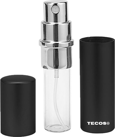 Travel Perfume Bottle Set Tecos Refillable Black Pink Color 10ml Ideal Travel Decanting 2 Bottles