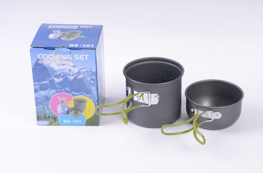 Ds-101 Cooking Set Camping Portable Non-Stick Coating
