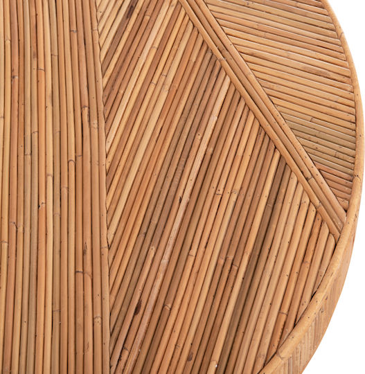 Gatsby Rund Tisch Speisesaal Rattan Natural Rattan 72x72x76cm