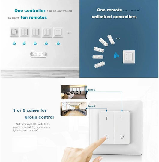 GloboStar Comutator De Perete Electric Sens Unic Cu Ramă