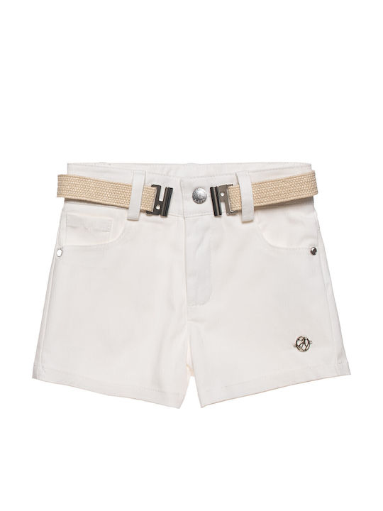 Kinder-Shorts/Bermudas Stoff Weiß