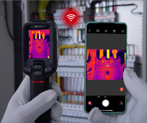 Guide Sensmart Handheld Thermal Camera with Screen 2.4" -20°C-550°C Ε1+
