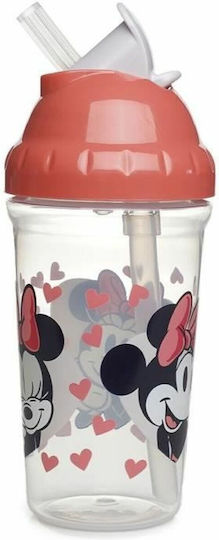 Thermobaby Παιδικό Ποτηράκι Minnie Mouse Heart Full από Πλαστικό Ροζ 295ml