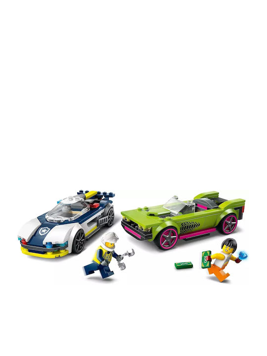 Lumânare De Paște Cu Jucării City: Urmărire Cu Mașina De Poliție Și Muscle Car Pentru Vârsta 6+ Ani LEGO