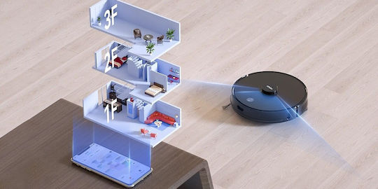 Imou RV1 Roboter-Staubsauger mit Laser-Kartierung und Saugkraft 4500Pa Schwarz