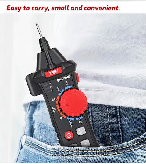 GloboStar Digitales Multimeter Wahre Effektivwert mit AC / DC / Temperaturmessung 79693