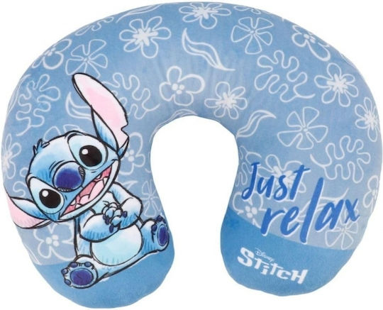 Colzani Travel Pillow Travel Set Pillow for Kids 32x26x9cm Light Blue