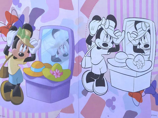 Disney Mehrfarbiges A4 Malblock 32 Seiten Minnie Diakakis